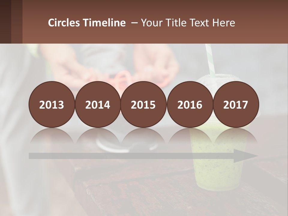 A Person Tying A Shoelace To A Green Drink PowerPoint Template