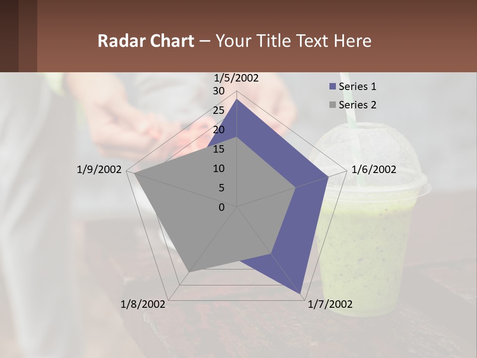 A Person Tying A Shoelace To A Green Drink PowerPoint Template
