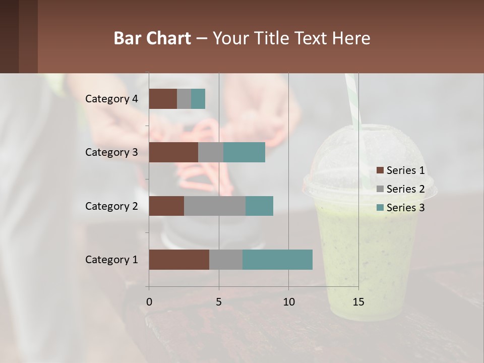 A Person Tying A Shoelace To A Green Drink PowerPoint Template