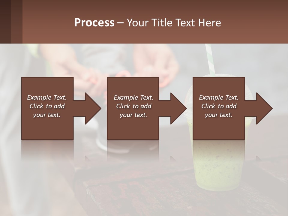 A Person Tying A Shoelace To A Green Drink PowerPoint Template