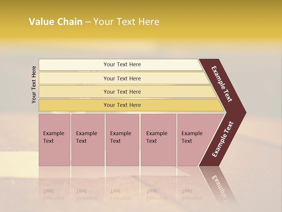 A Table With A Glass And Two Pencils In It PowerPoint Template