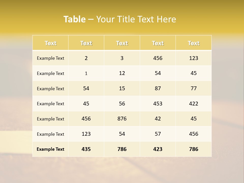 A Table With A Glass And Two Pencils In It PowerPoint Template