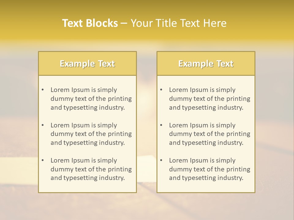 A Table With A Glass And Two Pencils In It PowerPoint Template
