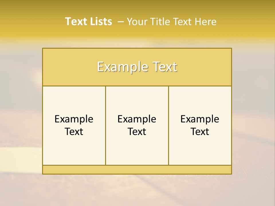 A Table With A Glass And Two Pencils In It PowerPoint Template