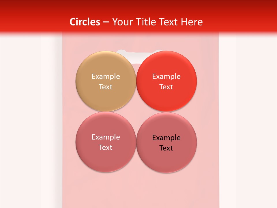 A Red Bag With A White Handle On A White Background PowerPoint Template