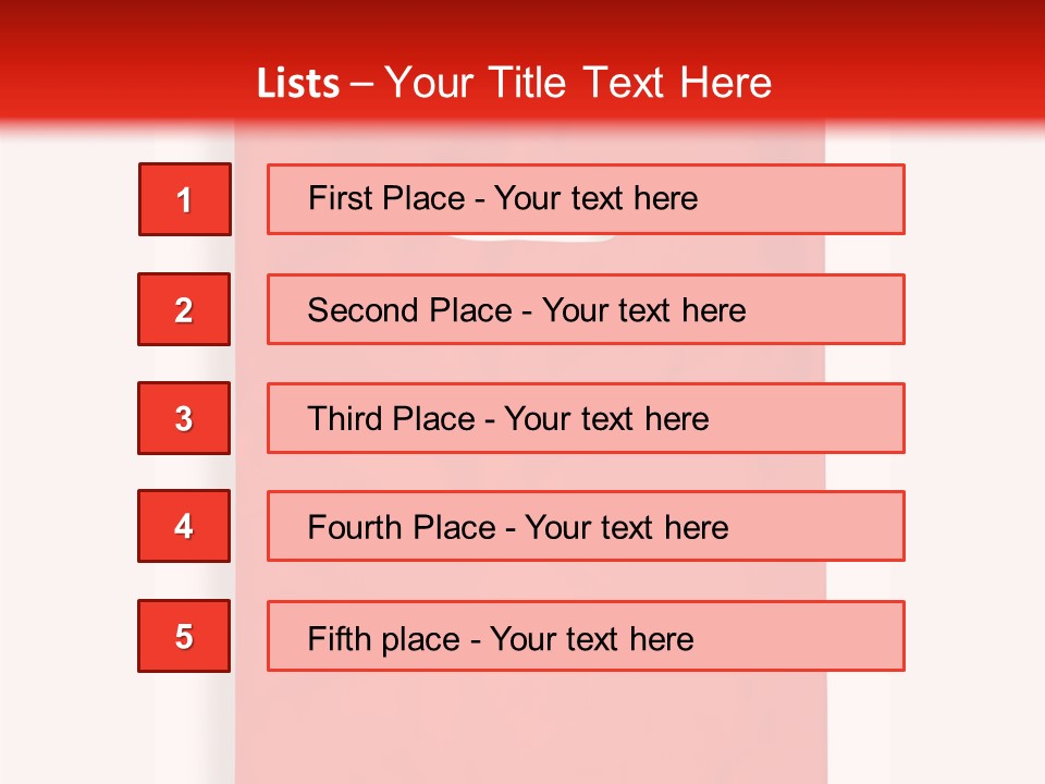 A Red Bag With A White Handle On A White Background PowerPoint Template