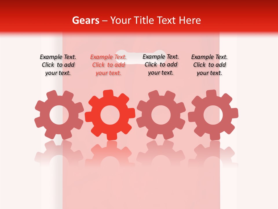 A Red Bag With A White Handle On A White Background PowerPoint Template