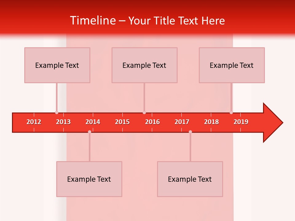 A Red Bag With A White Handle On A White Background PowerPoint Template