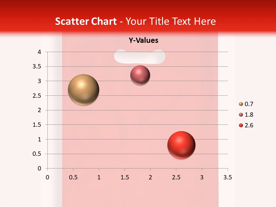 A Red Bag With A White Handle On A White Background PowerPoint Template