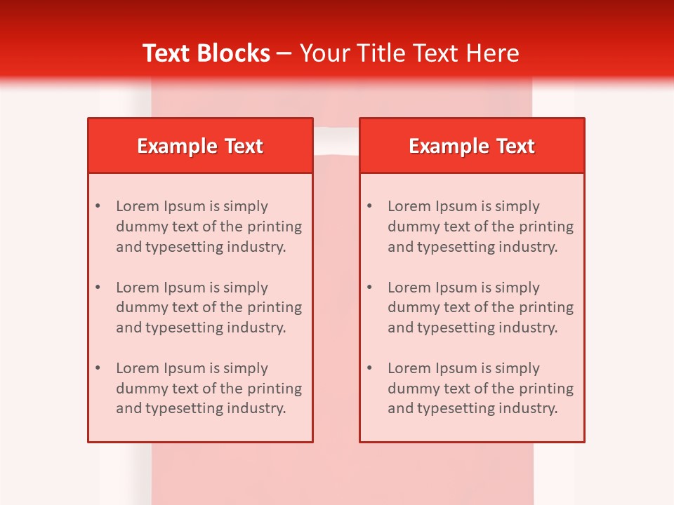A Red Bag With A White Handle On A White Background PowerPoint Template