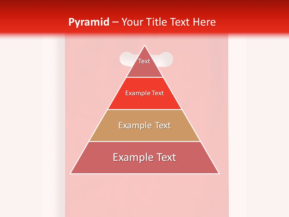 A Red Bag With A White Handle On A White Background PowerPoint Template