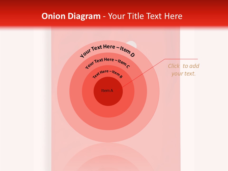 A Red Bag With A White Handle On A White Background PowerPoint Template