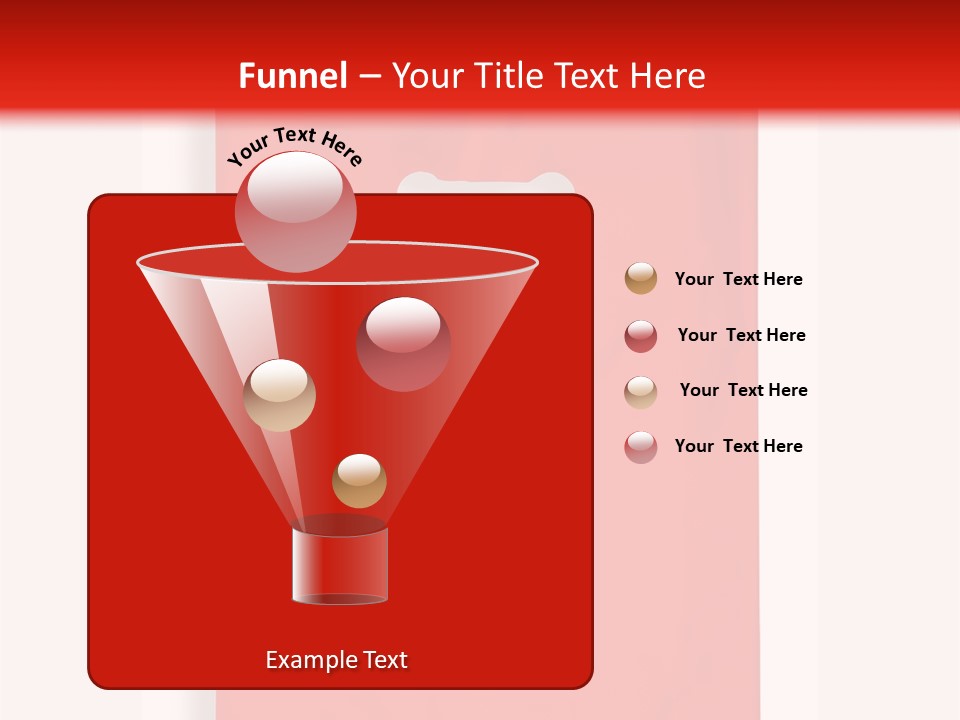 A Red Bag With A White Handle On A White Background PowerPoint Template