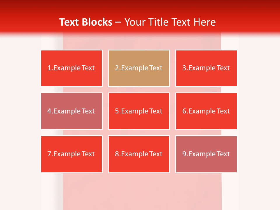 A Red Bag With A White Handle On A White Background PowerPoint Template