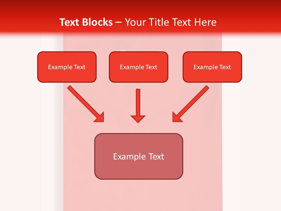 A Red Bag With A White Handle On A White Background PowerPoint Template