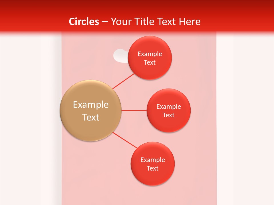 A Red Bag With A White Handle On A White Background PowerPoint Template