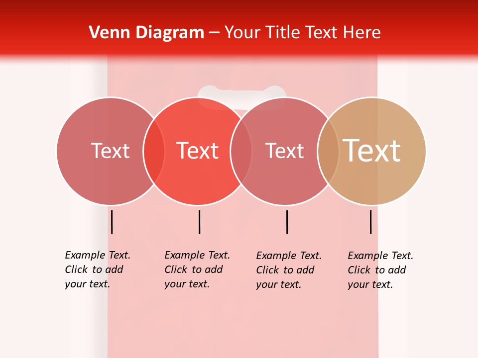 A Red Bag With A White Handle On A White Background PowerPoint Template