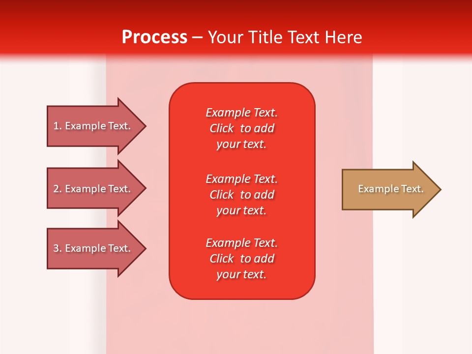 A Red Bag With A White Handle On A White Background PowerPoint Template