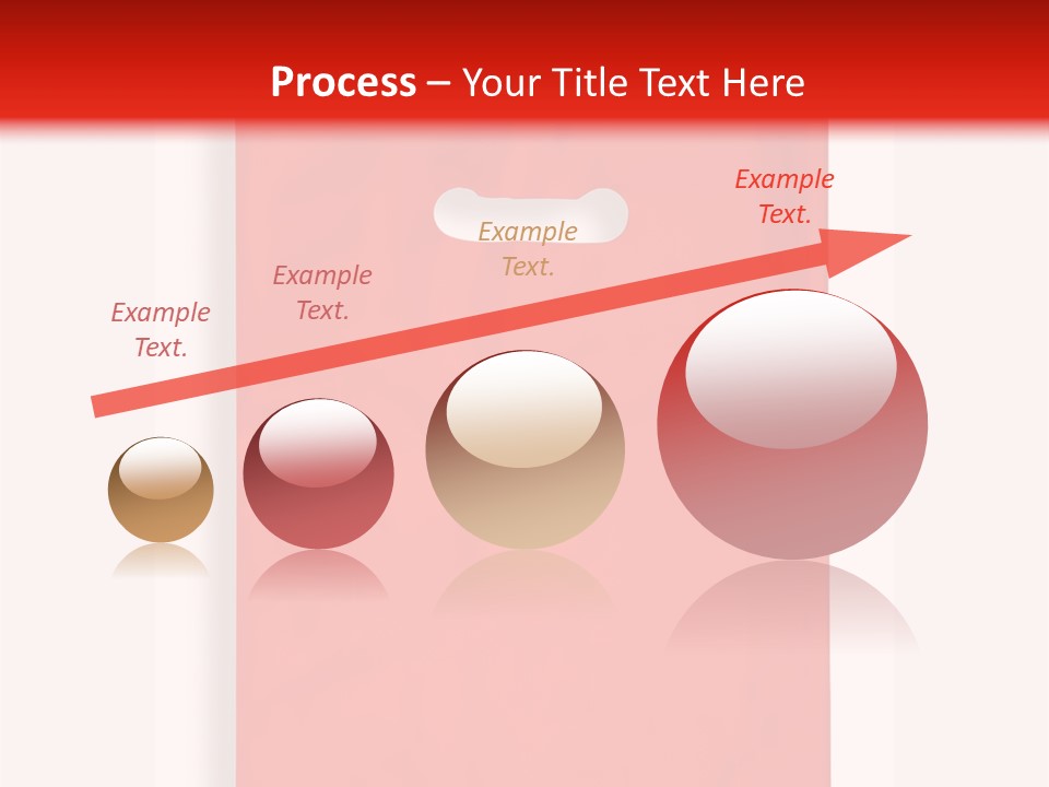 A Red Bag With A White Handle On A White Background PowerPoint Template