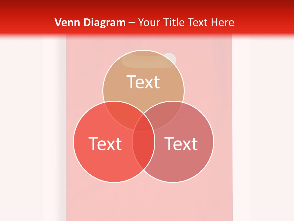 A Red Bag With A White Handle On A White Background PowerPoint Template