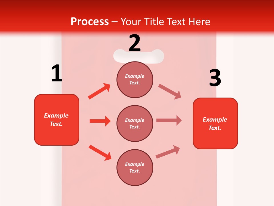 A Red Bag With A White Handle On A White Background PowerPoint Template