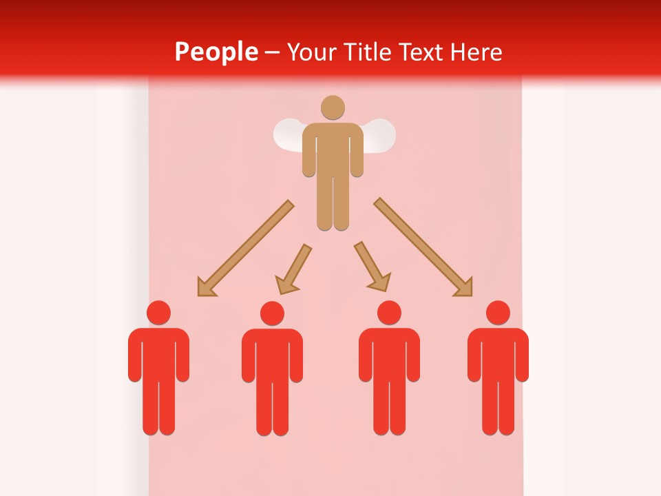 A Red Bag With A White Handle On A White Background PowerPoint Template