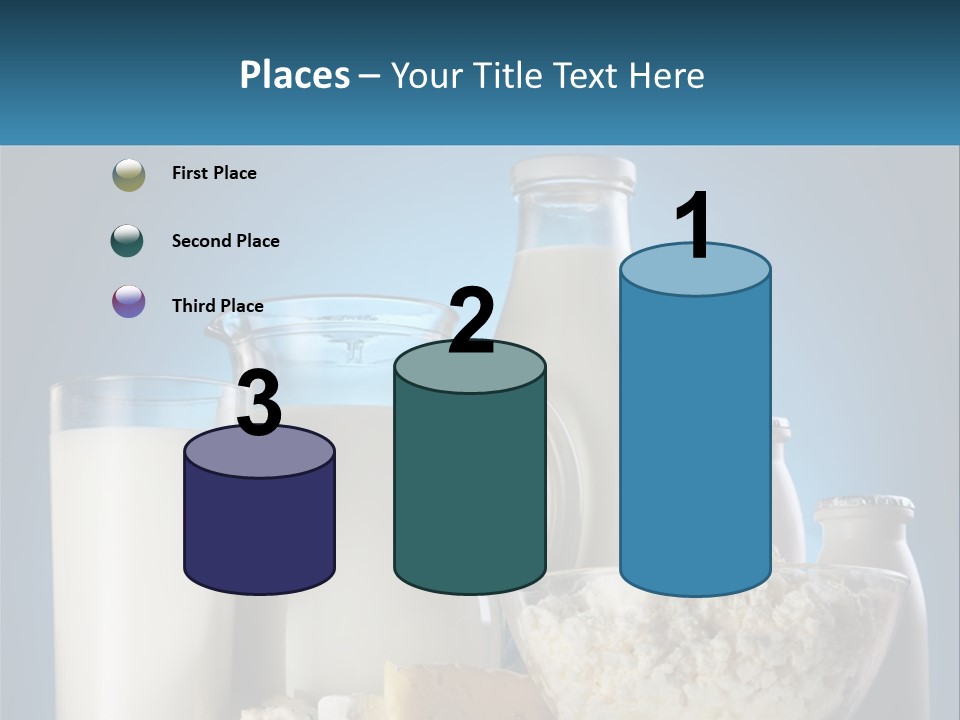 Milk And Dairy Products PowerPoint Template