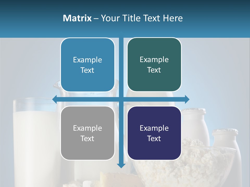 Milk And Dairy Products PowerPoint Template