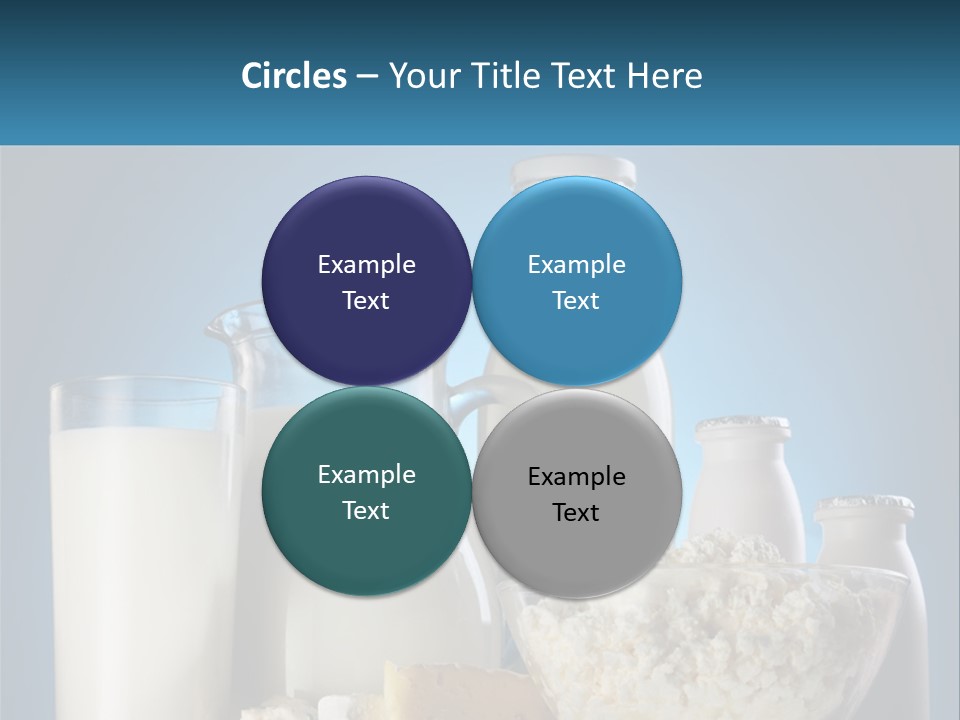 Milk And Dairy Products PowerPoint Template