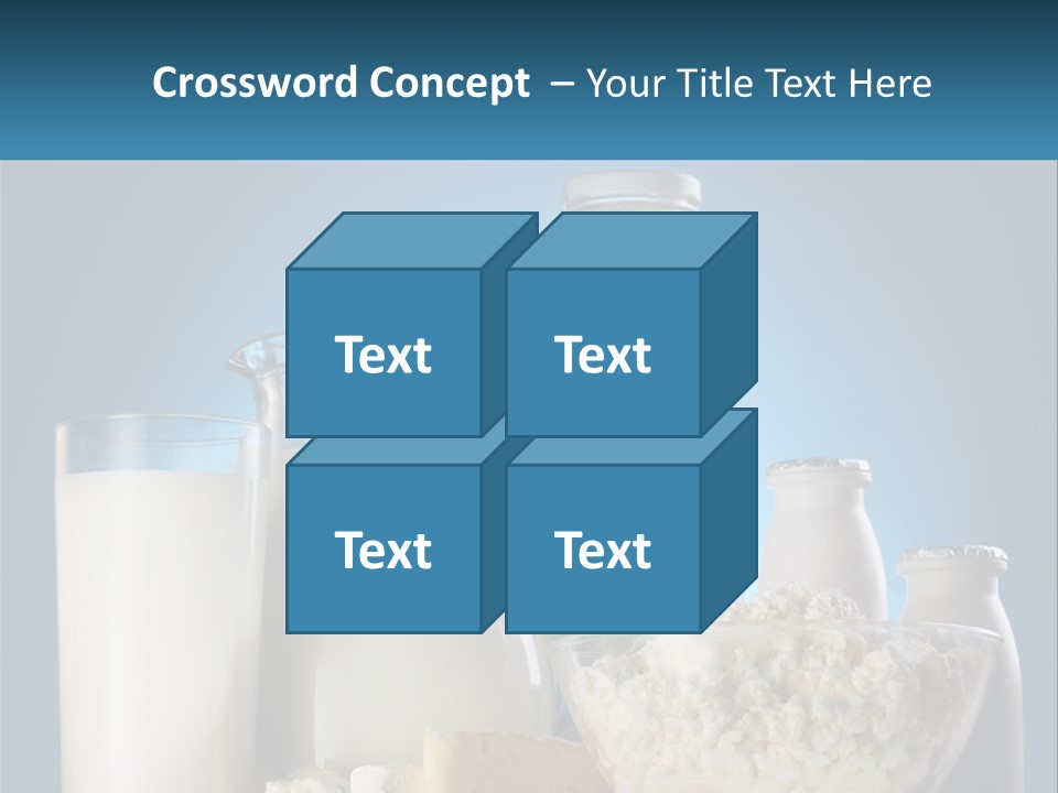 Milk And Dairy Products PowerPoint Template