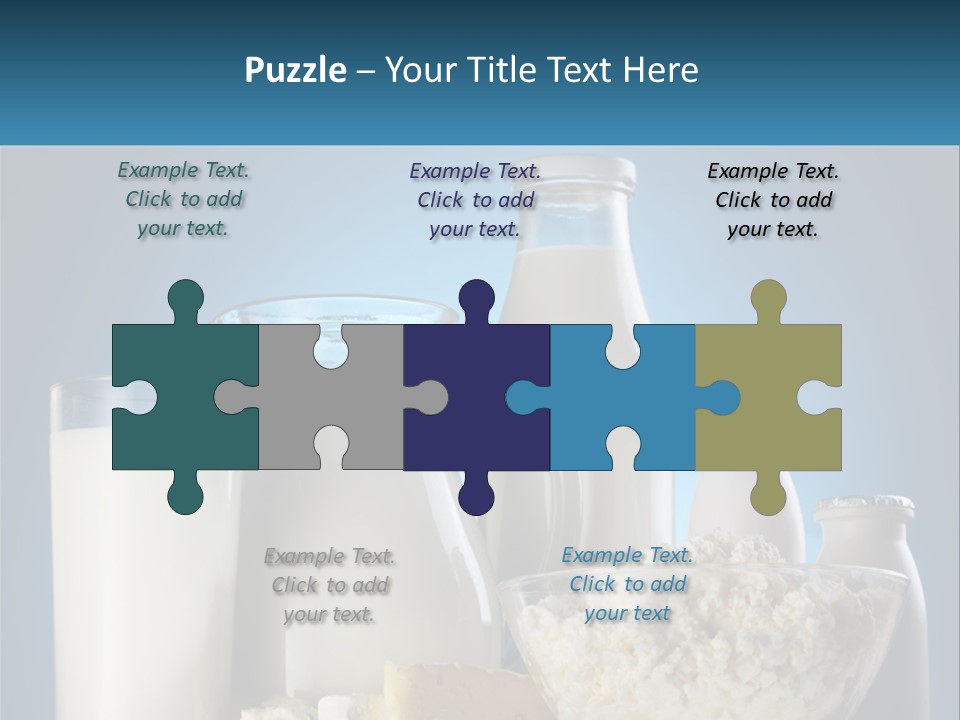 Milk And Dairy Products PowerPoint Template