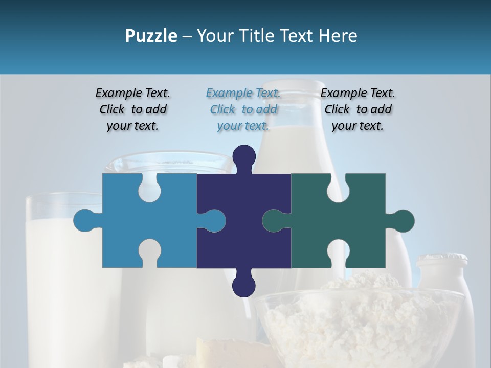 Milk And Dairy Products PowerPoint Template