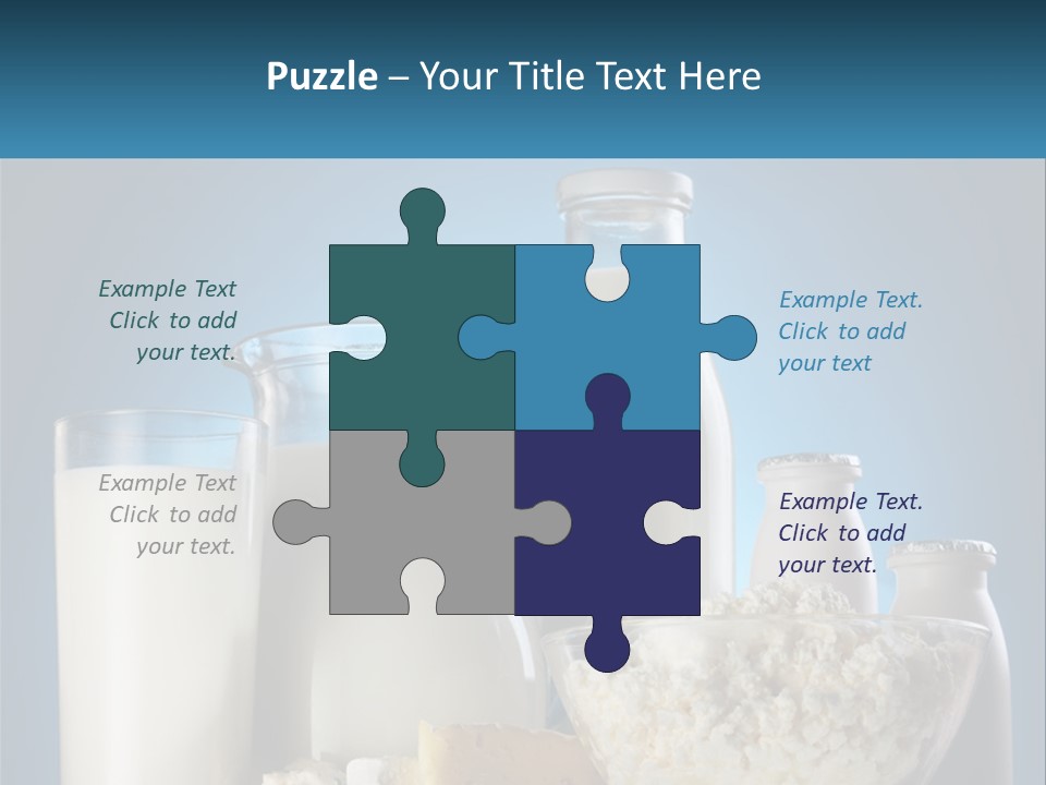 Milk And Dairy Products PowerPoint Template