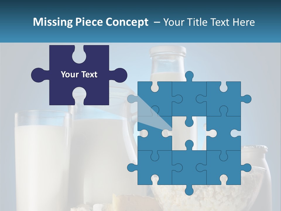 Milk And Dairy Products PowerPoint Template