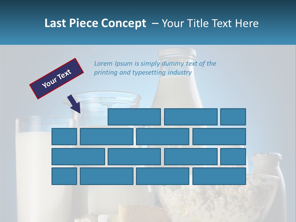 Milk And Dairy Products PowerPoint Template