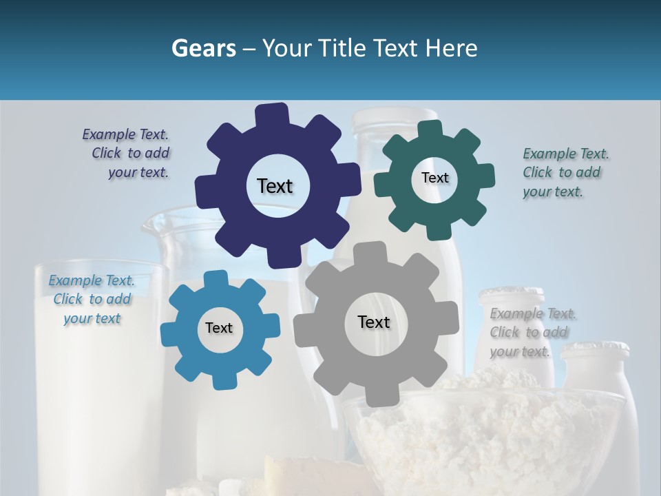 Milk And Dairy Products PowerPoint Template