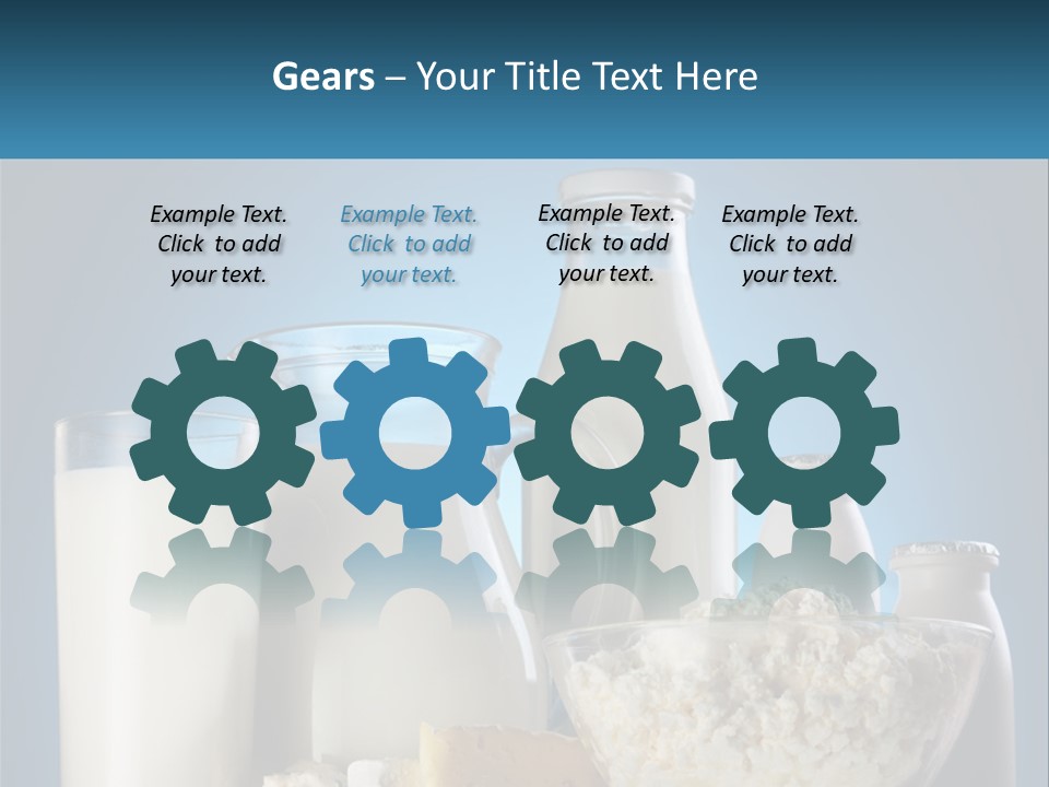 Milk And Dairy Products PowerPoint Template