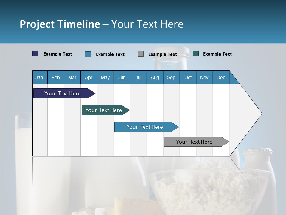 Milk And Dairy Products PowerPoint Template
