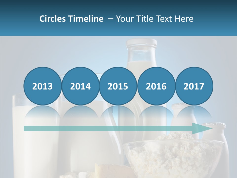 Milk And Dairy Products PowerPoint Template