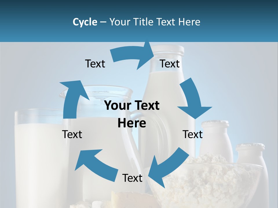 Milk And Dairy Products PowerPoint Template