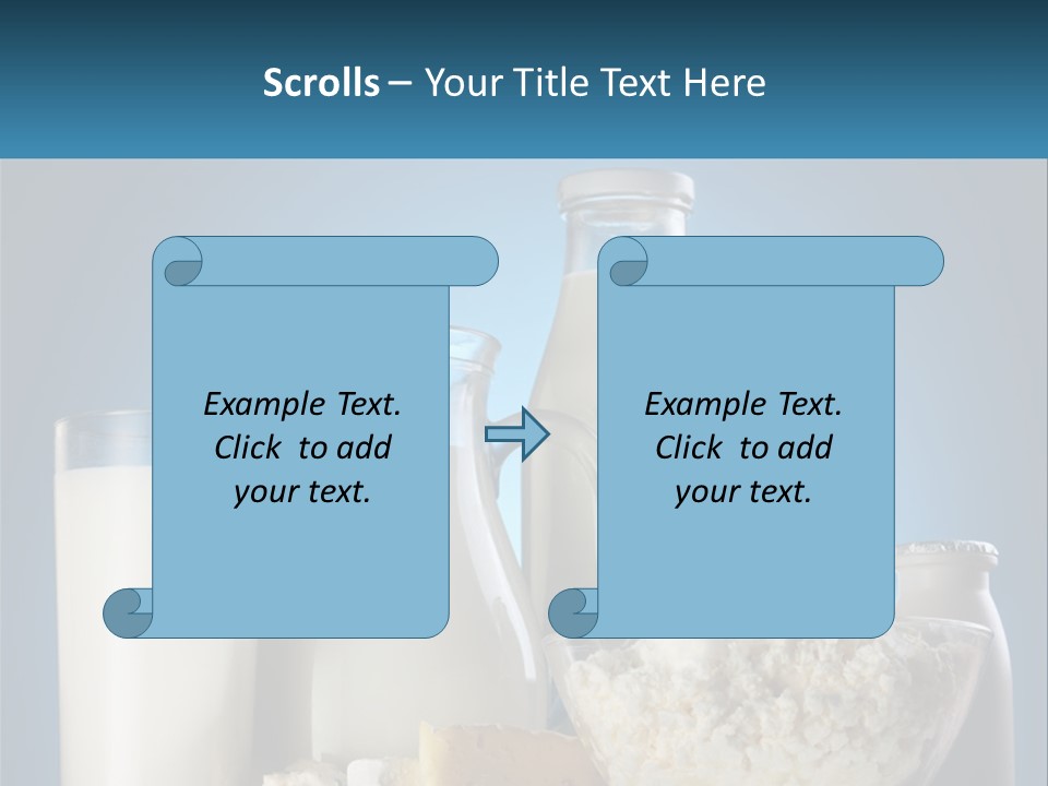Milk And Dairy Products PowerPoint Template