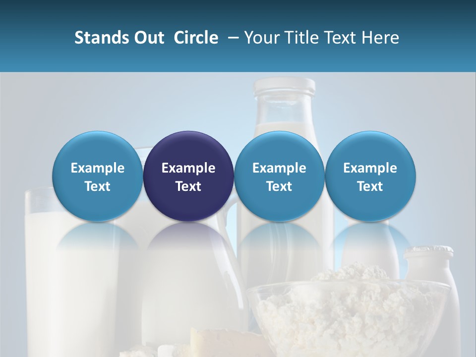 Milk And Dairy Products PowerPoint Template