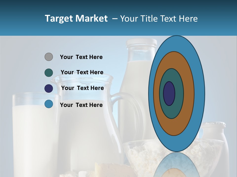 Milk And Dairy Products PowerPoint Template