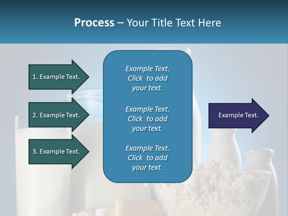 Milk And Dairy Products PowerPoint Template