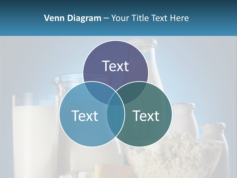 Milk And Dairy Products PowerPoint Template