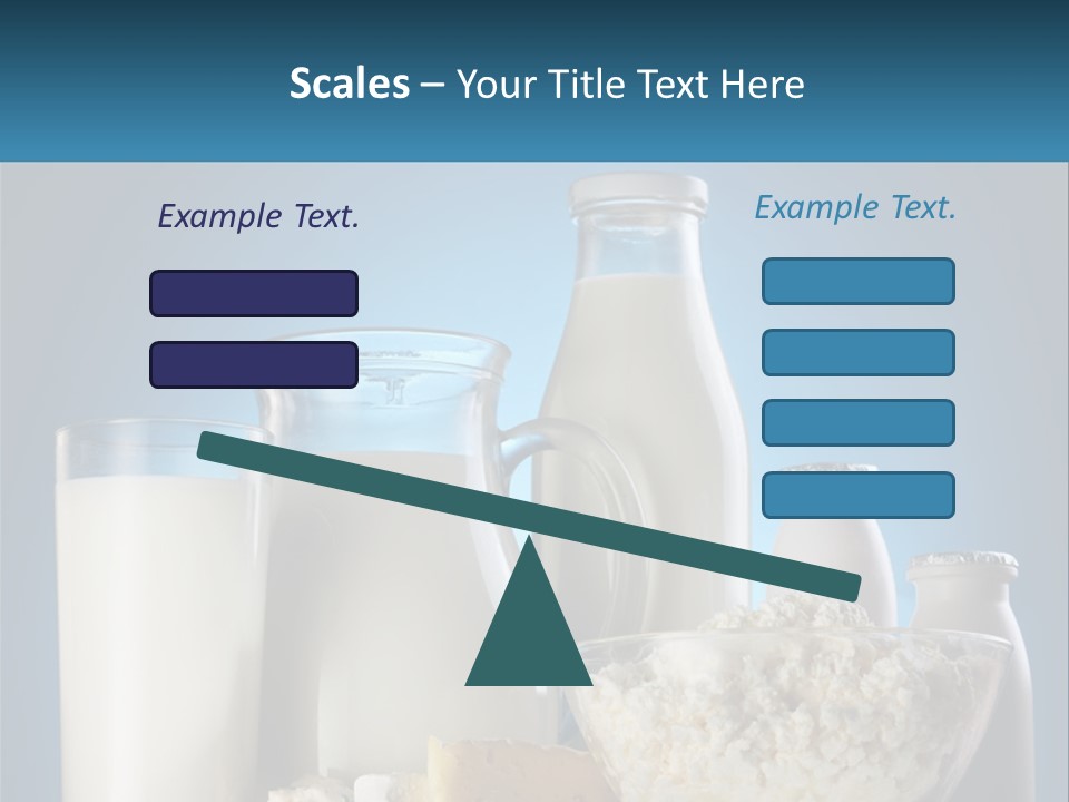 Milk And Dairy Products PowerPoint Template