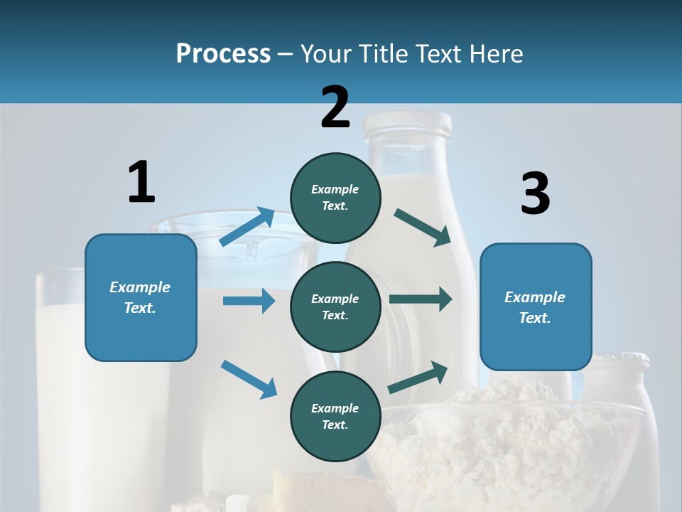 Milk And Dairy Products PowerPoint Template