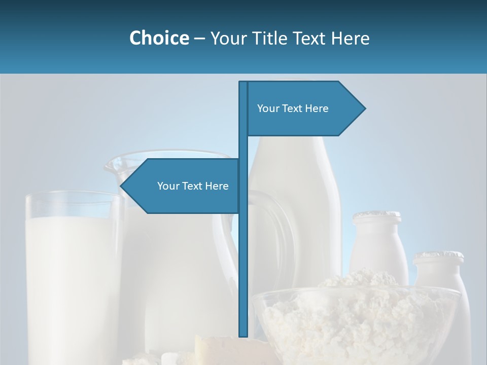 Milk And Dairy Products PowerPoint Template