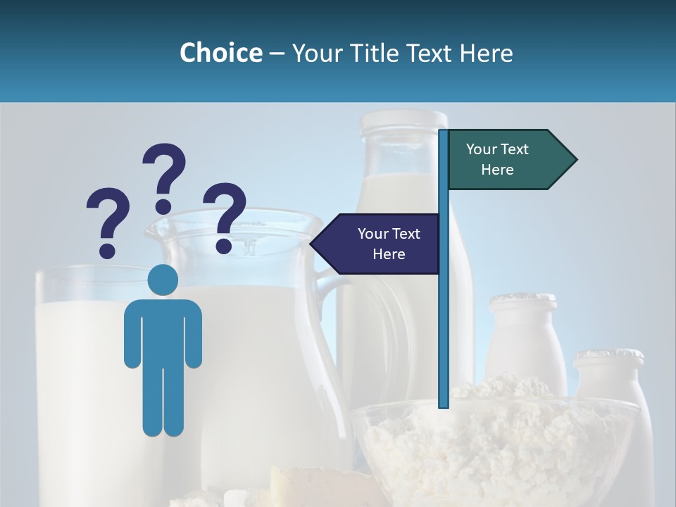 Milk And Dairy Products PowerPoint Template