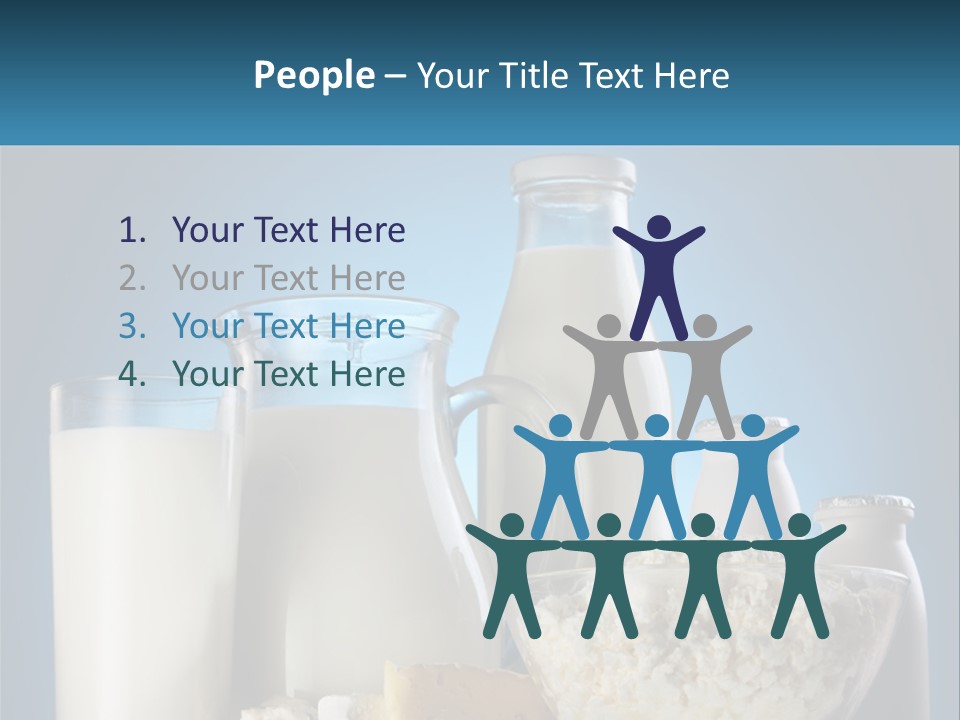 Milk And Dairy Products PowerPoint Template